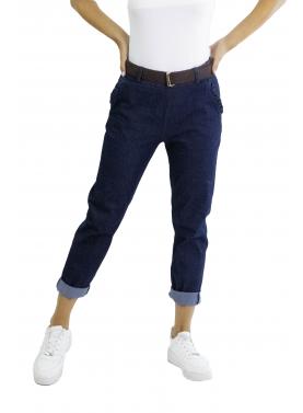 Jeans dritto con cintura "Alexia"
